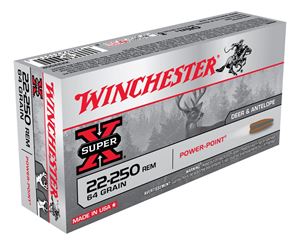 Picture of WINCHESTER SUPER X 22-250 REMINGTON 64GR PP